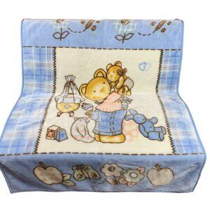 Northpoint Kids Bear & Bunny Soft Baby Blanket 43" x 55" Acrylic/Polyester
